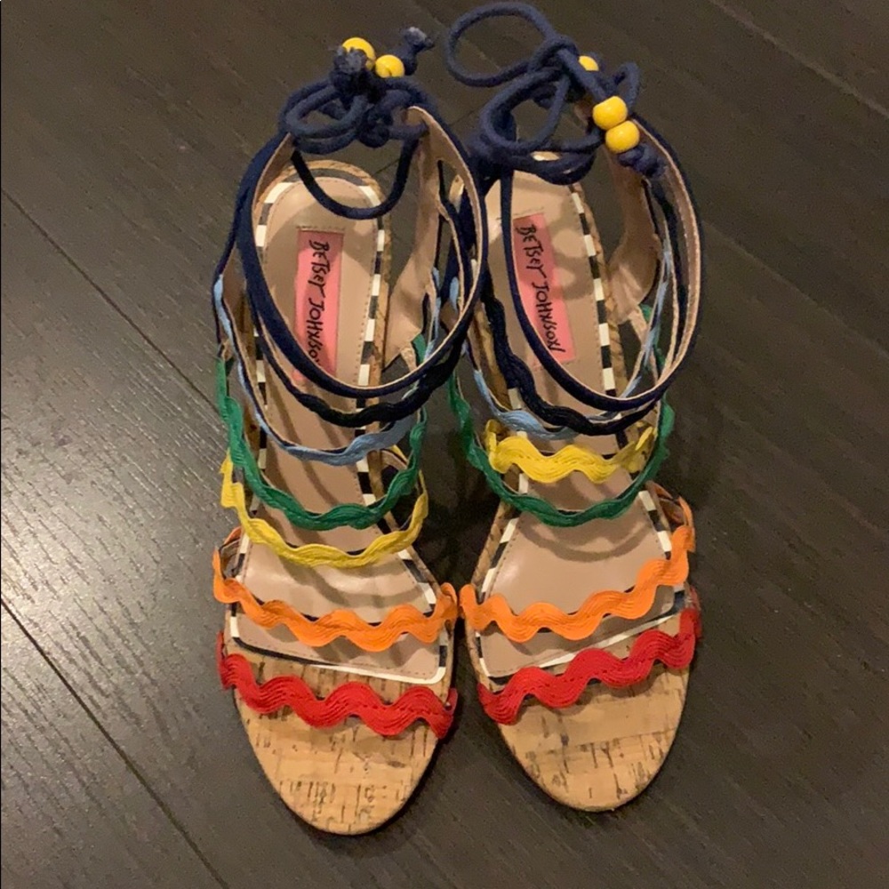 Betsy Johnson Rainbow Heels
